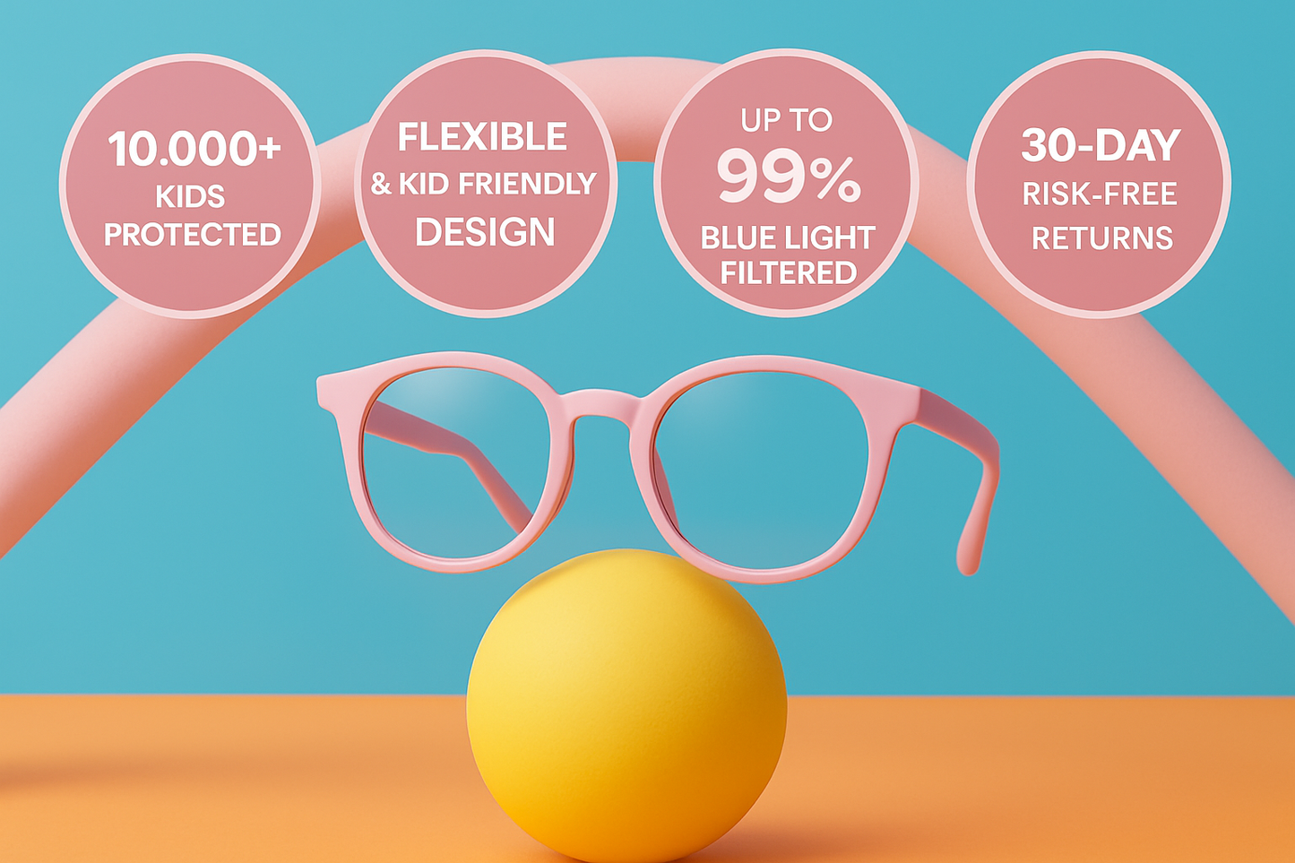Kids Blue Light Blocking Glasses